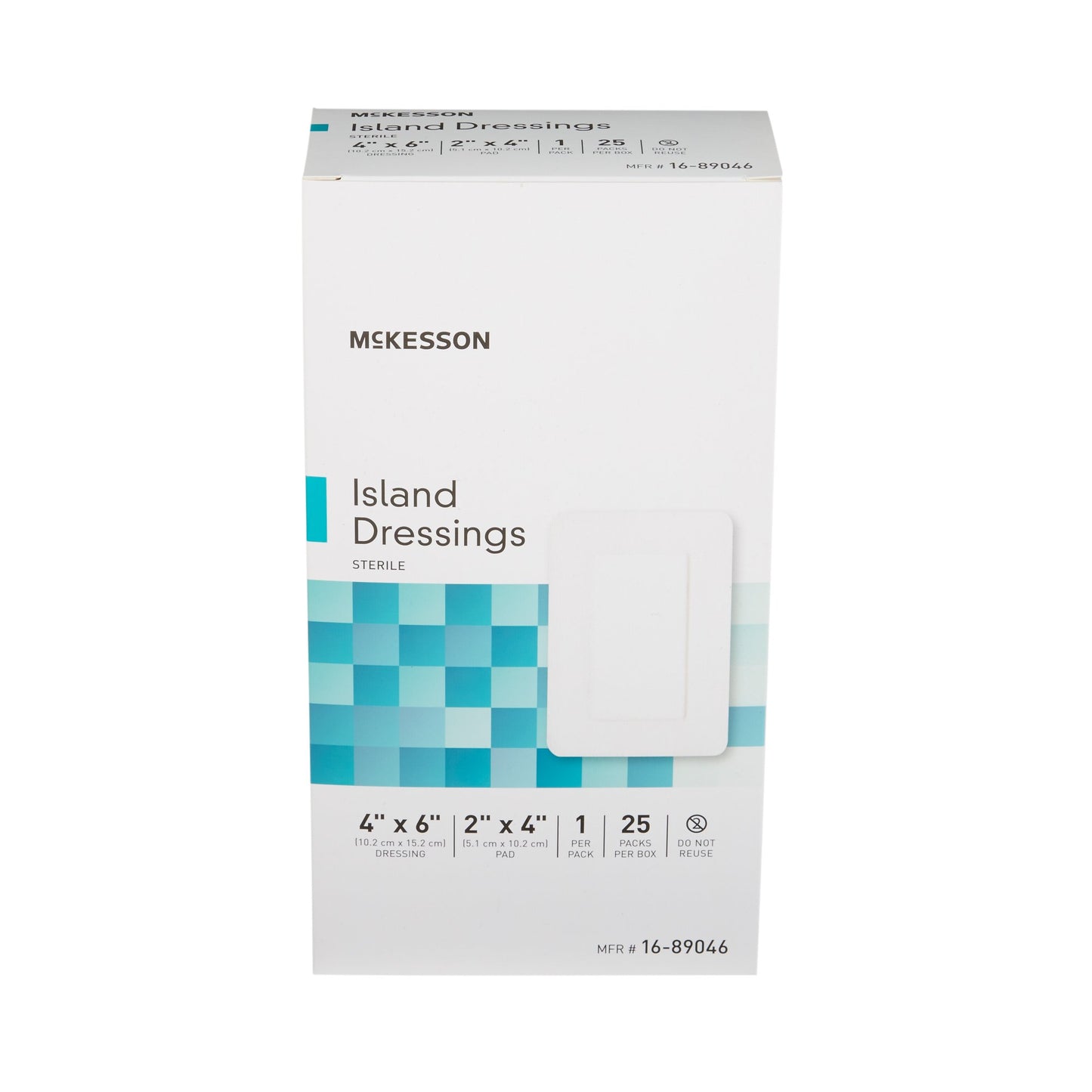 Island Dressing McKesson 4 X 6 Inch Rectangle Sterile