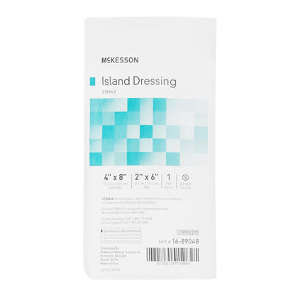 Island Dressing McKesson 4 X 8 Inch Rectangle Sterile