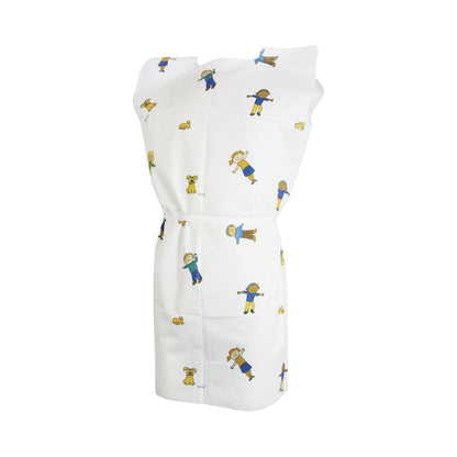 Patient Exam Gown McKesson Child Size Kid Design (McKesson KIDS® Print) Disposable