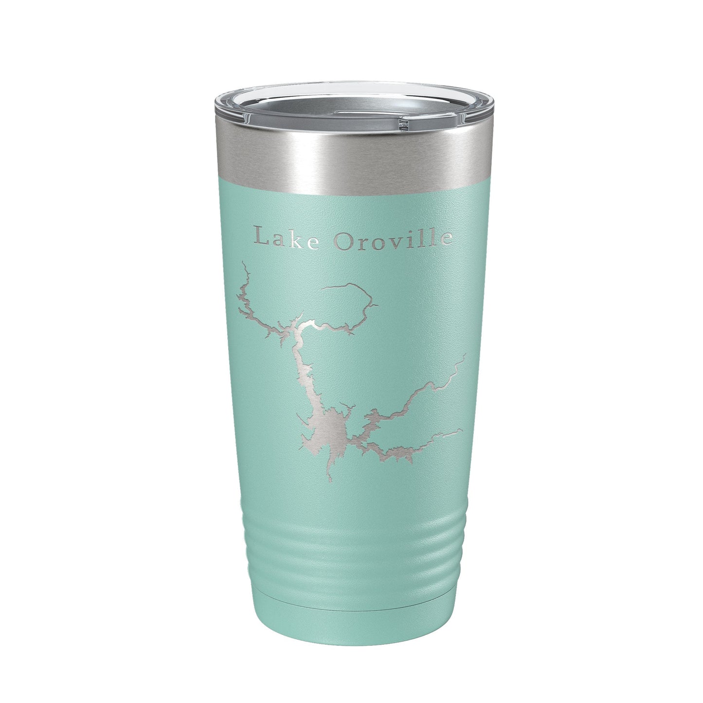 Lake Oroville Map Tumbler Travel Mug Insulated Laser Engraved Coffee Cup California 20 oz-12