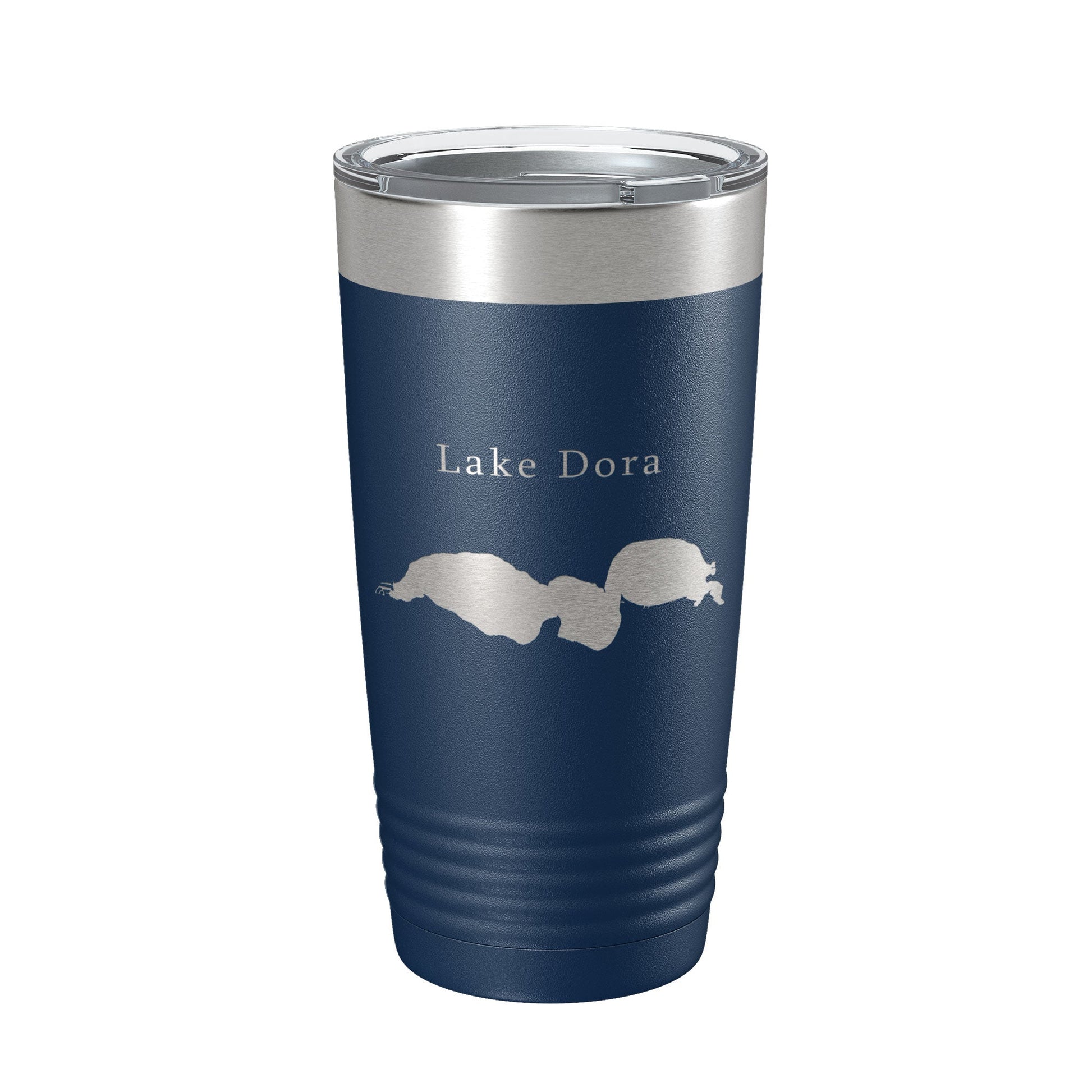 Lake Dora Map Tumbler Travel Mug Insulated Laser Engraved Coffee Cup Florida 20 oz-2