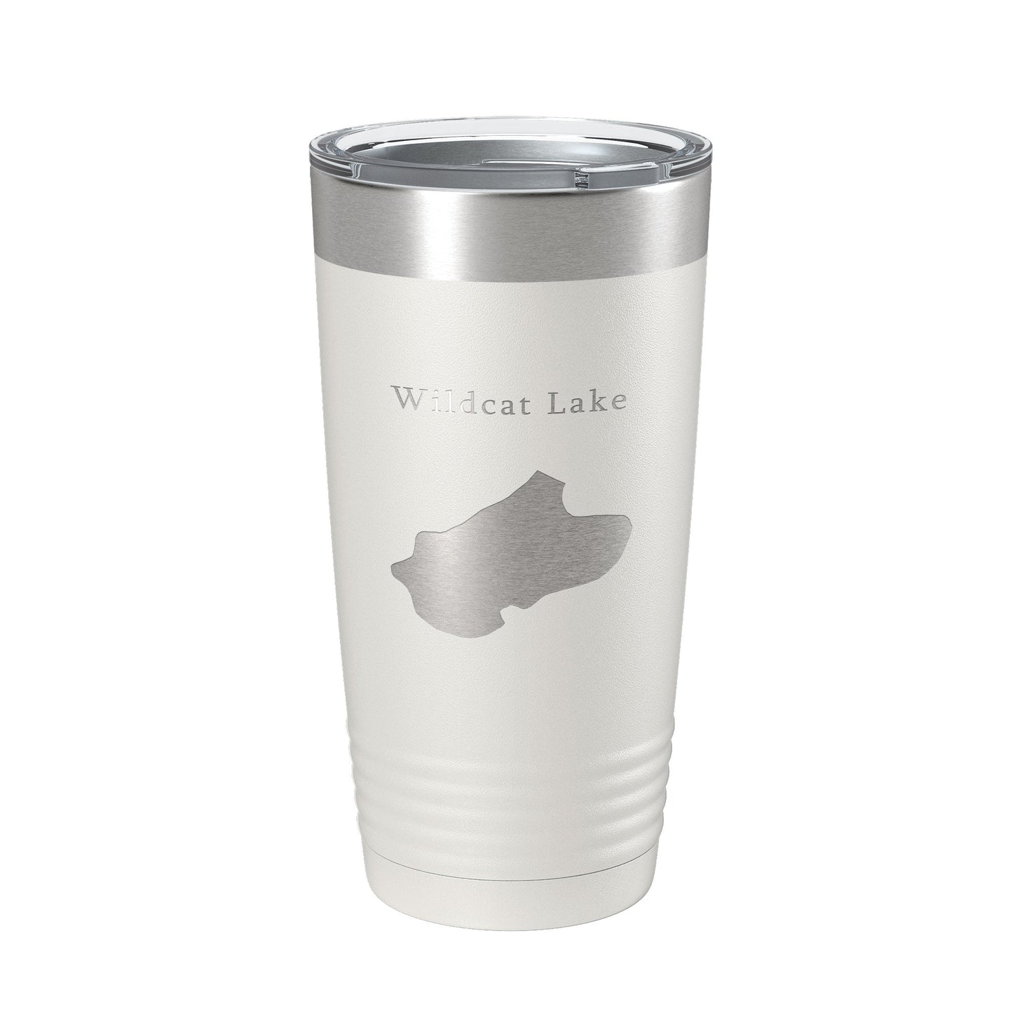 Wildcat Lake Map Tumbler Travel Mug Insulated Laser Engraved Coffee Cup Banner Elk North Carolina 20 oz-7