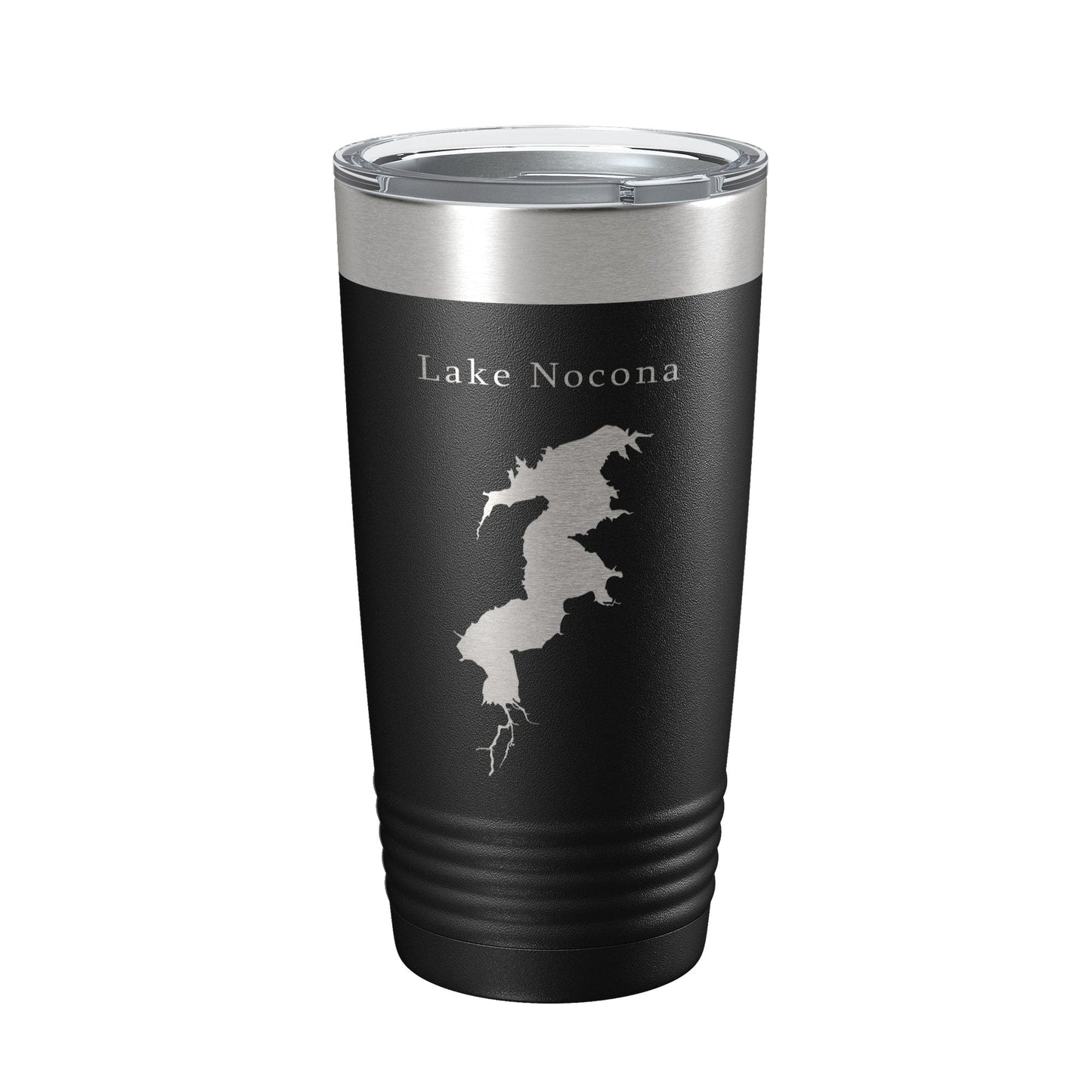 Lake Nocona Map Tumbler Travel Mug Insulated Laser Engraved Coffee Cup Texas 20 oz-5