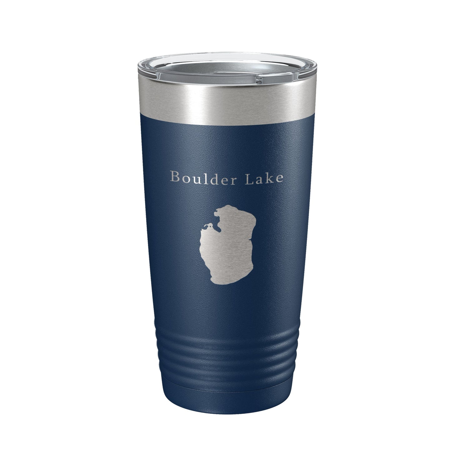 Boulder Lake Map Tumbler Travel Mug Insulated Laser Engraved Coffee Cup Wisconsin 20 oz-8