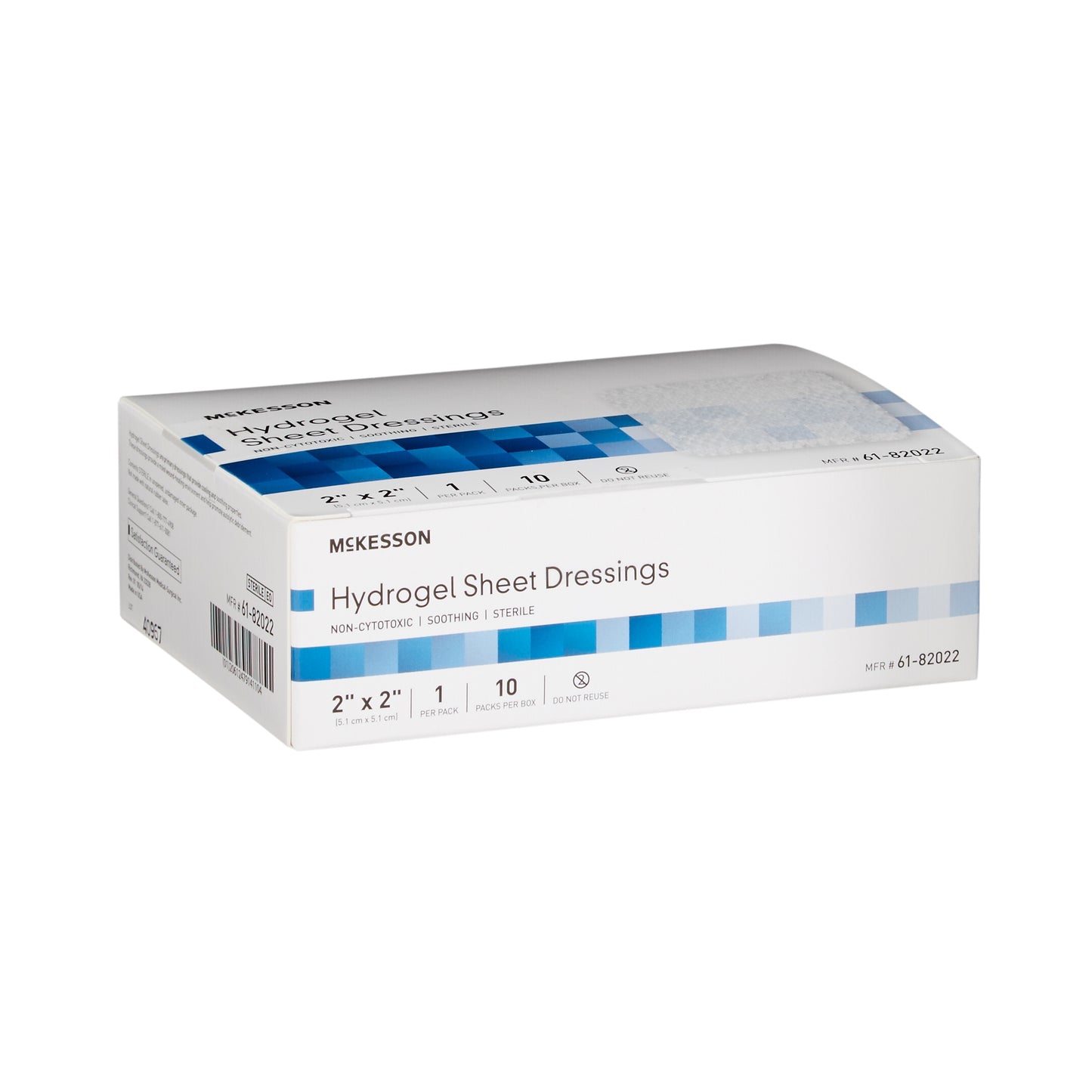 Hydrogel Wound Dressing McKesson Sheet 2 X 2 Inch Sterile