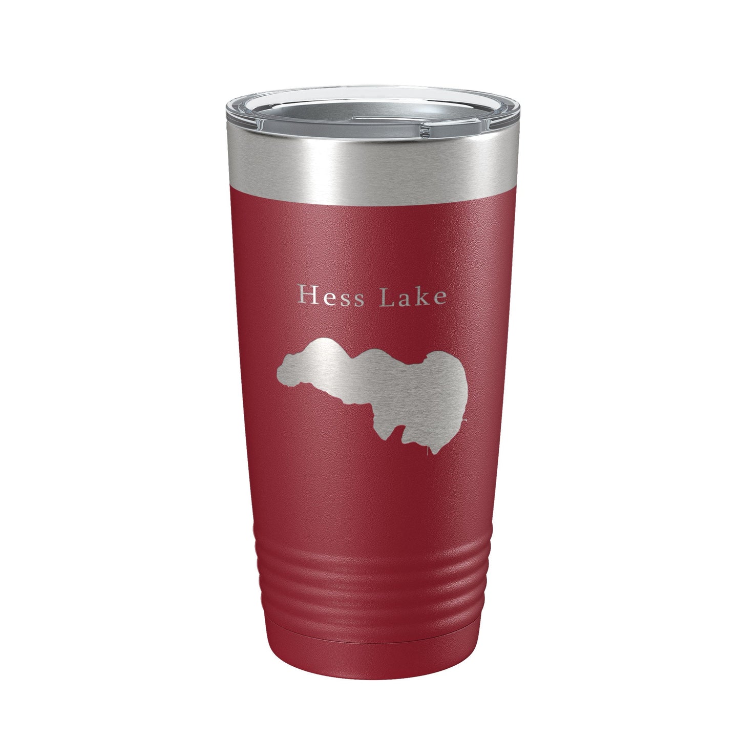 Hess Lake Map Tumbler Travel Mug Insulated Laser Engraved Coffee Cup Michigan 20 oz-18