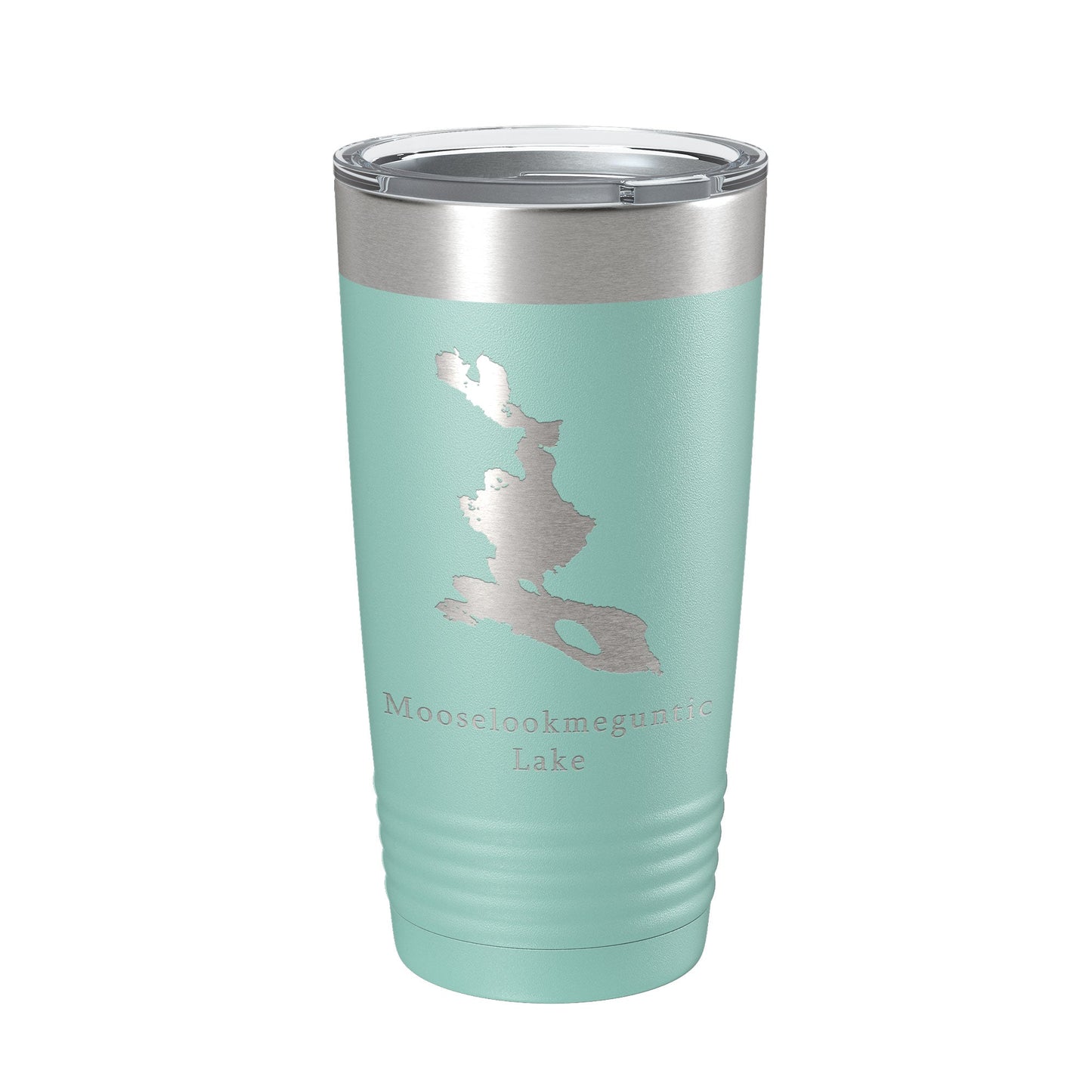 Mooselookmeguntic Lake Map Tumbler Travel Mug Insulated Laser Engraved Coffee Cup Maine 20 oz-12