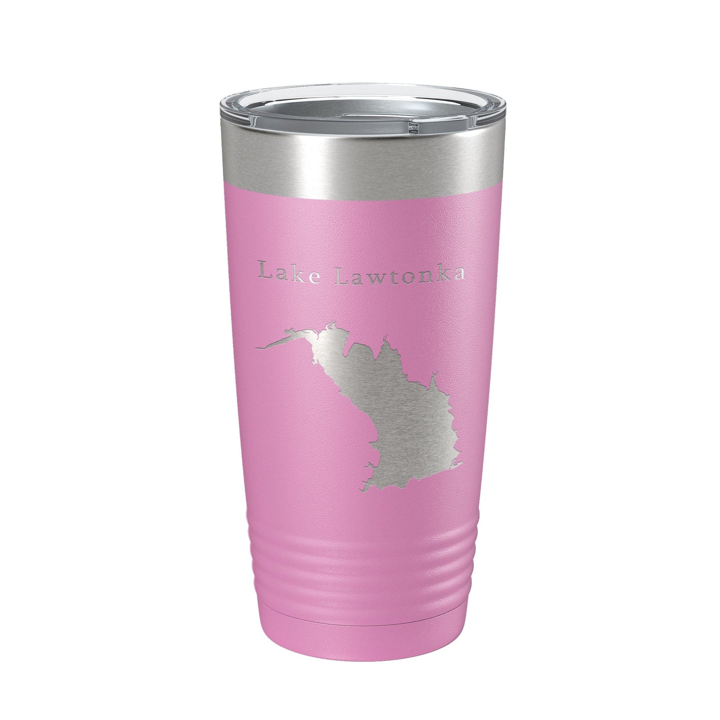 Lake Lawtonka Map Tumbler Travel Mug Insulated Laser Engraved Coffee Cup Oklahoma 20 oz-14