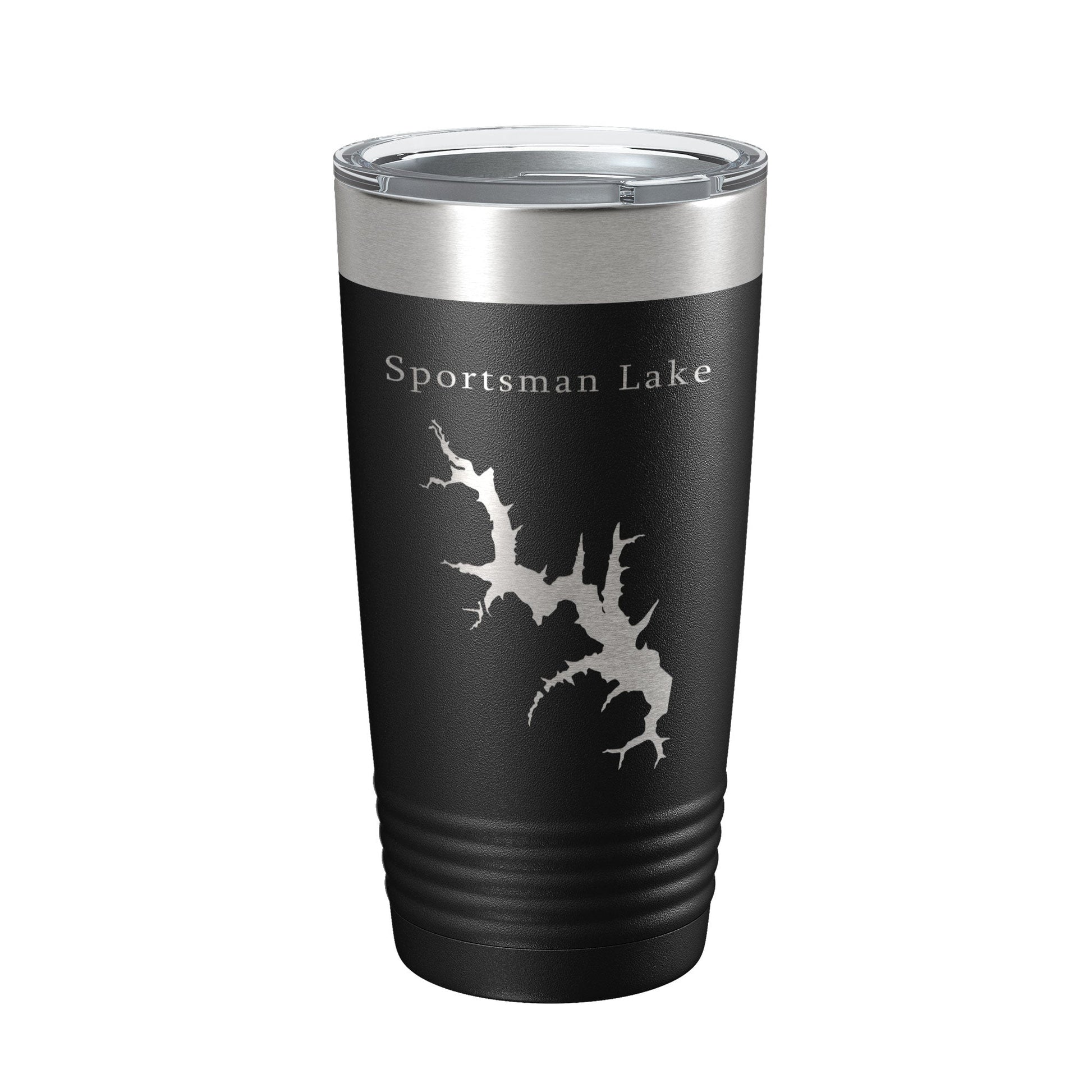 Sportsman Lake Map Tumbler Travel Mug Insulated Laser Engraved Coffee Cup Oklahoma 20 oz-5