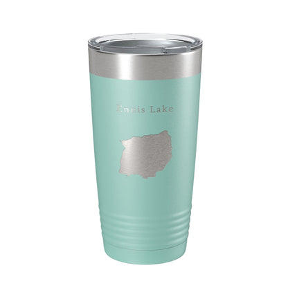 Ennis Lake Map Tumbler Travel Mug Insulated Laser Engraved Coffee Cup Montana 20 oz-12