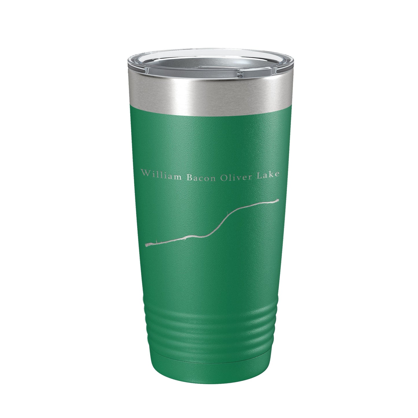 William Bacon Oliver Lake Map Tumbler Travel Mug Insulated Laser Engraved Coffee Cup Tuscaloosa Alabama 20 oz-9
