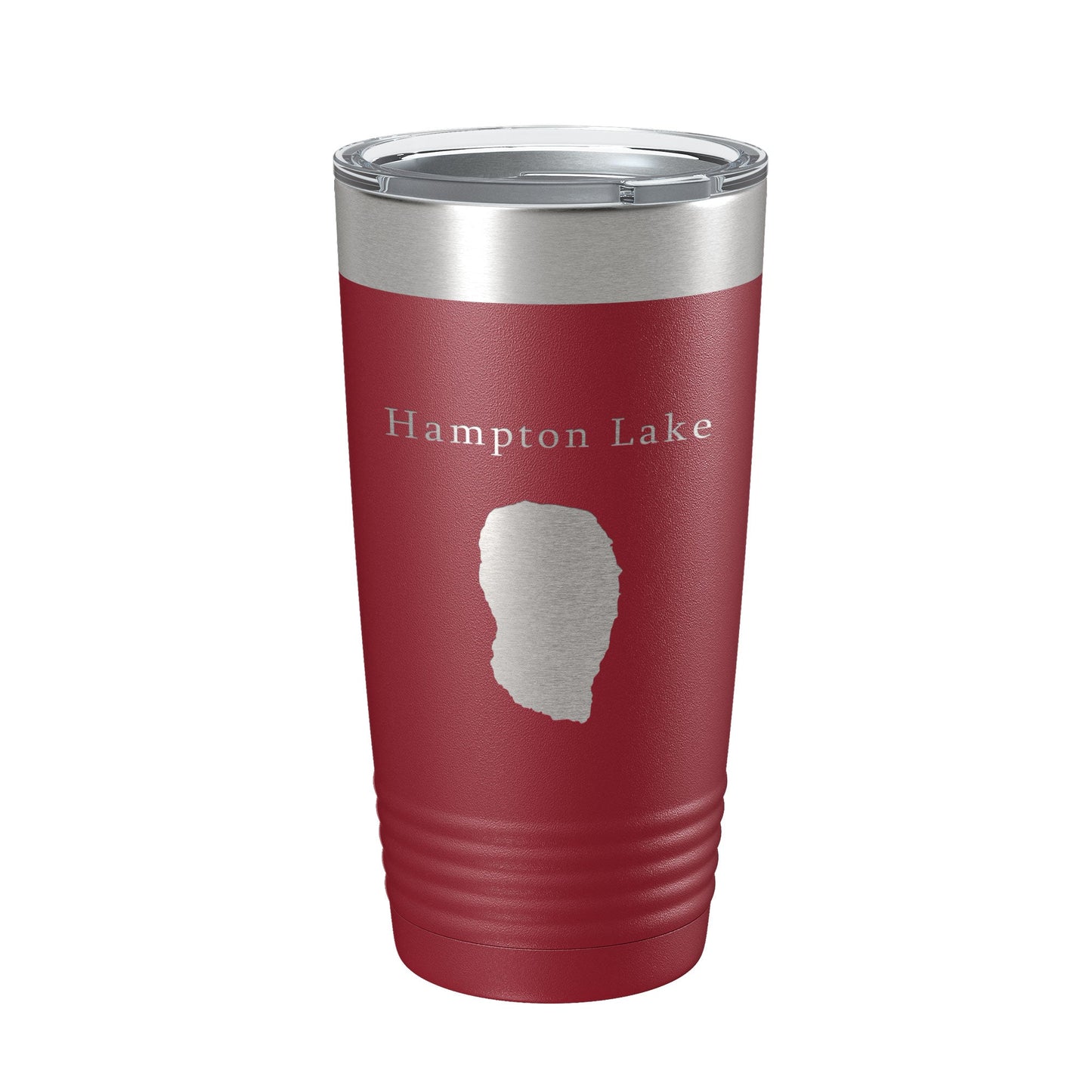 Hampton Lake Map Tumbler Travel Mug Insulated Laser Engraved Coffee Cup Florida 20 oz-18