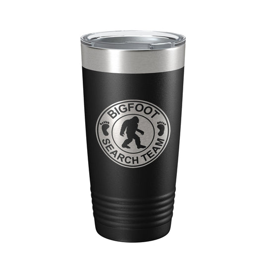 Bigfoot Tumbler Sasquatch Search Team Travel Mug Insulated Laser Engraved Coffee Cup Outdoorsman Gift 20 oz-0