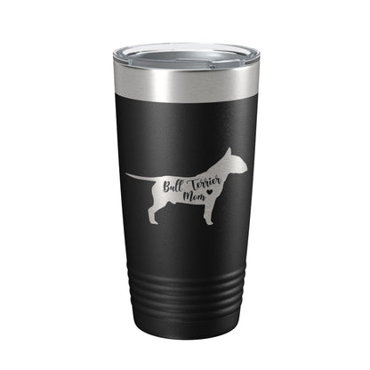Bull Terrier Mom Tumbler Dog Travel Mug Gift Insulated Laser Engraved Coffee Cup 20 oz-5