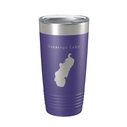 Saratoga Lake Map Tumbler Travel Mug Insulated Laser Engraved Coffee Cup New York 20 oz-15