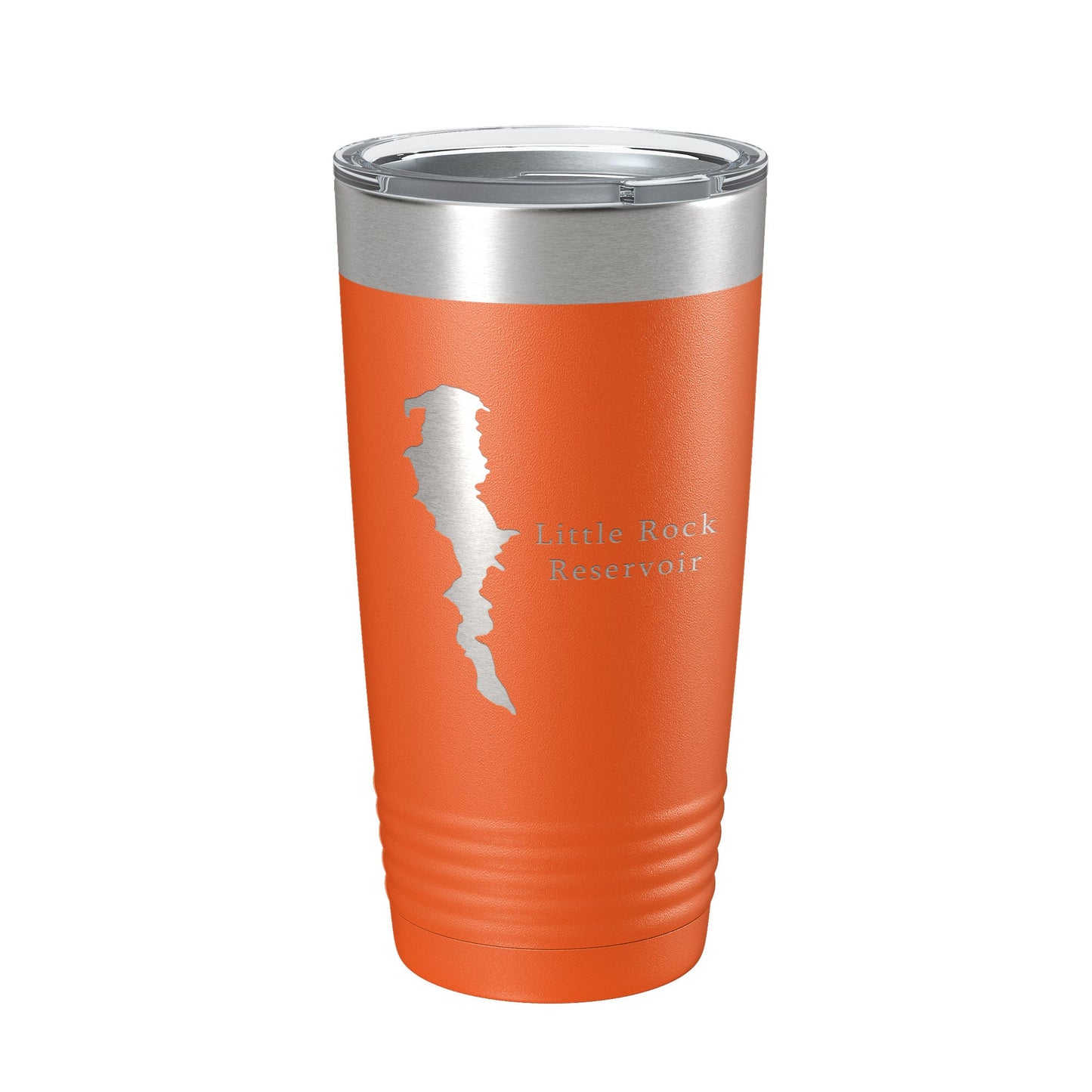 Little Rock Reservoir Tumbler Lake Map Travel Mug Insulated Laser Engraved Coffee Cup California 20 oz-17