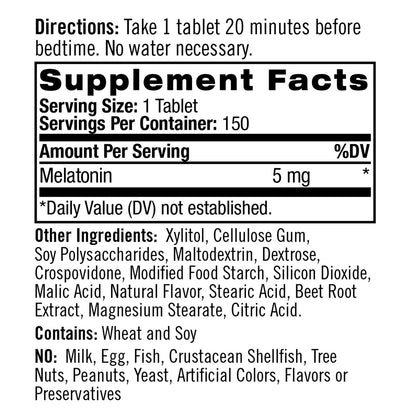 Natrol Melatonin 5 Mg Time Release (1x100 TAB)-4