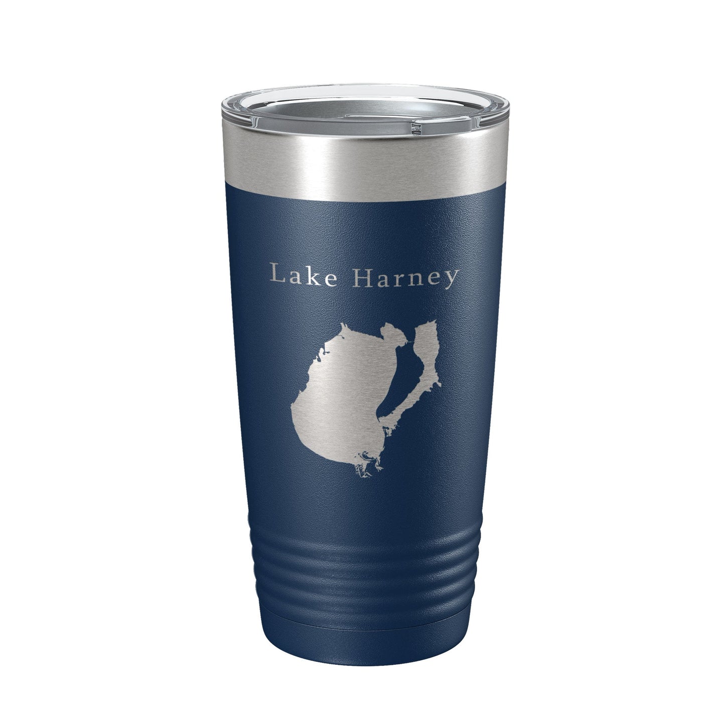 Lake Harney Map Tumbler Travel Mug Insulated Laser Engraved Coffee Cup Florida 20 oz-2