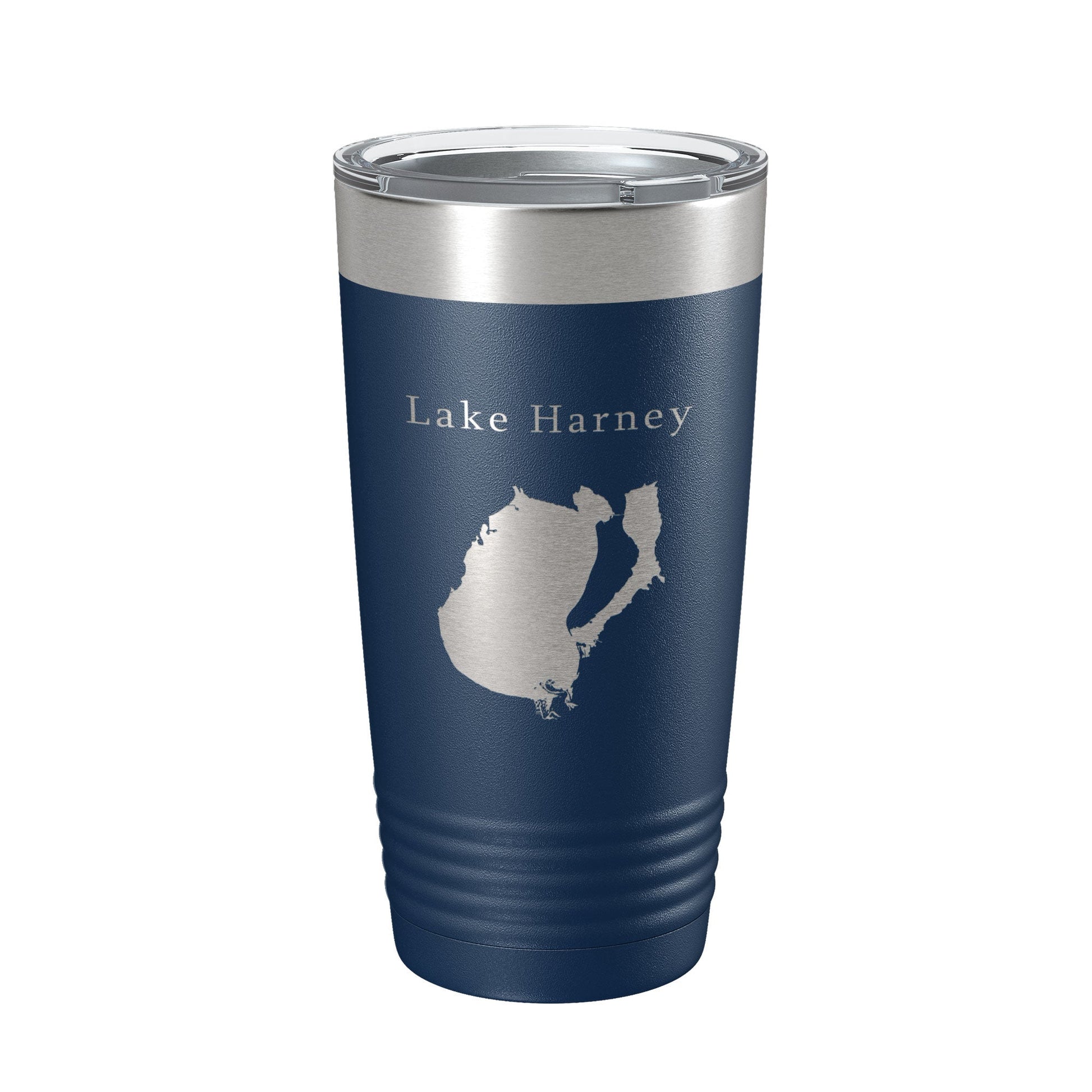 Lake Harney Map Tumbler Travel Mug Insulated Laser Engraved Coffee Cup Florida 20 oz-2