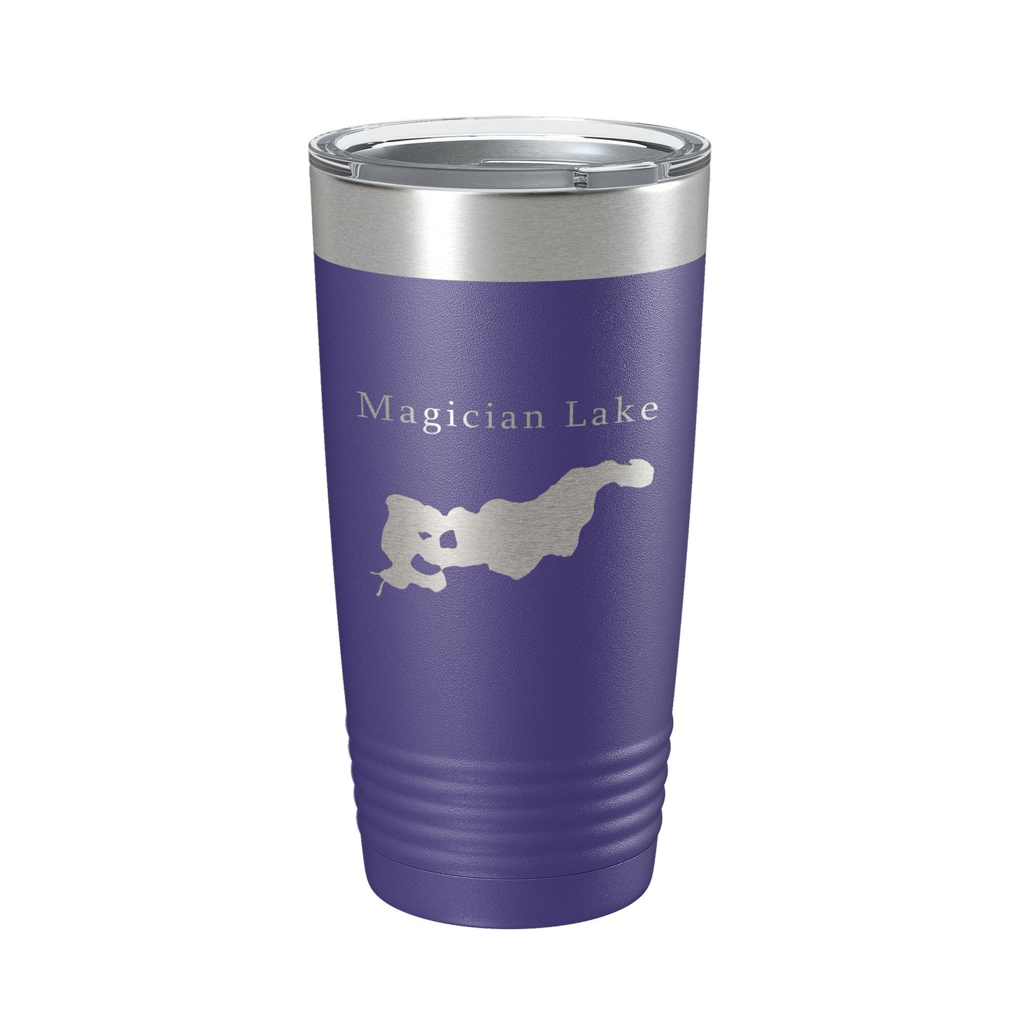 Magician Lake Map Tumbler Travel Mug Insulated Laser Engraved Coffee Cup Michigan 20 oz-15
