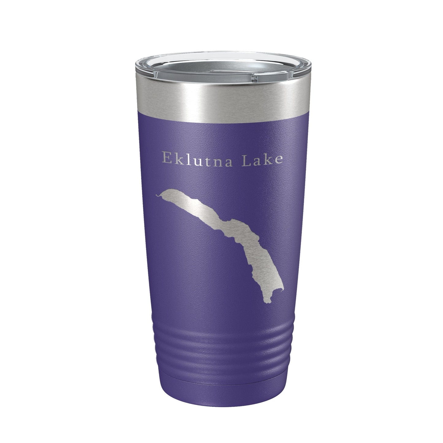 Eklutna Lake Map Tumbler Travel Mug Insulated Laser Engraved Coffee Cup Alaska 20 oz-15