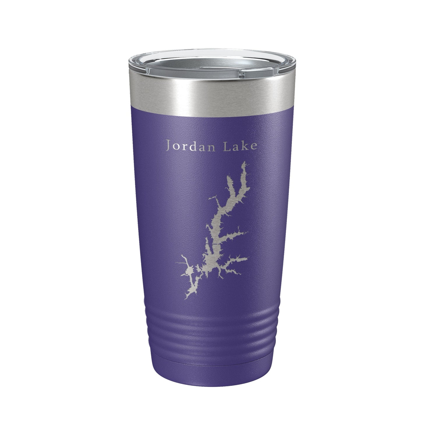 Jordan Lake B. Everett Map Tumbler Travel Mug Insulated Laser Engraved Coffee Cup North Carolina 20 oz-15