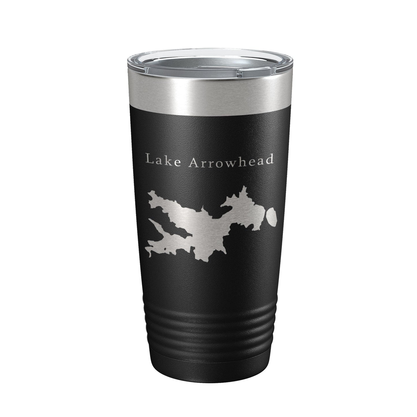 Lake Arrowhead Map Tumbler Travel Mug Insulated Laser Engraved Coffee Cup California 20 oz-5