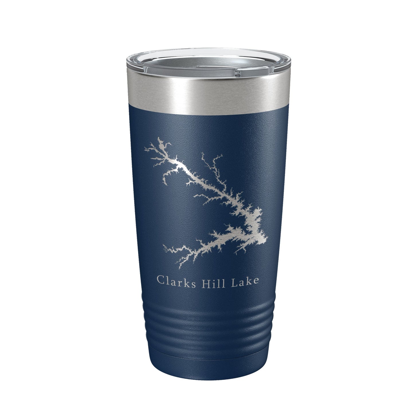 Clarks Hill Lake Map Tumbler Travel Mug Insulated Laser Engraved Coffee Cup J. Strom Thurmond Reservoir GA SC 20 oz-8