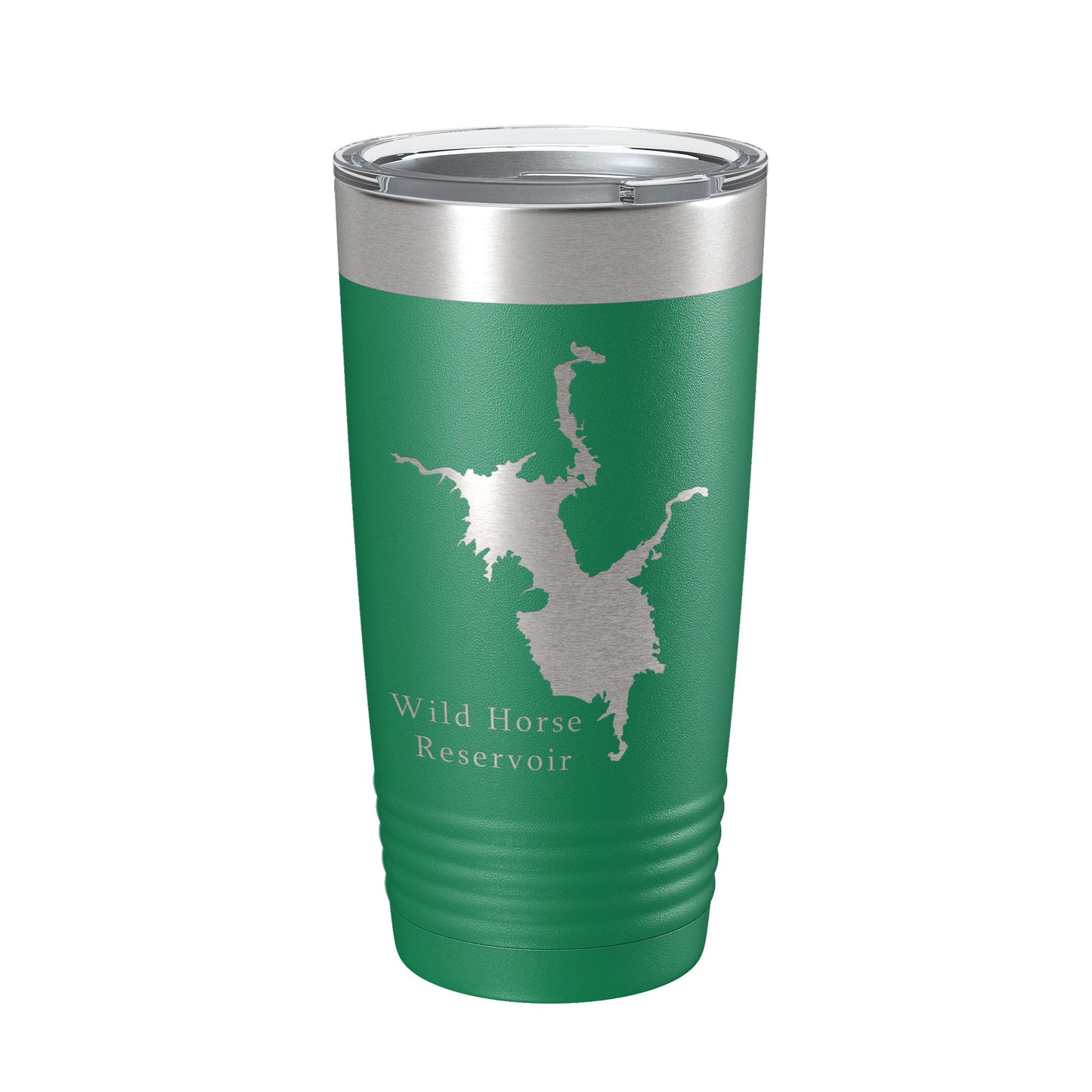 Wild Horse Reservoir Tumbler Lake Map Travel Mug Insulated Laser Engraved Coffee Cup Nevada 20 oz-9