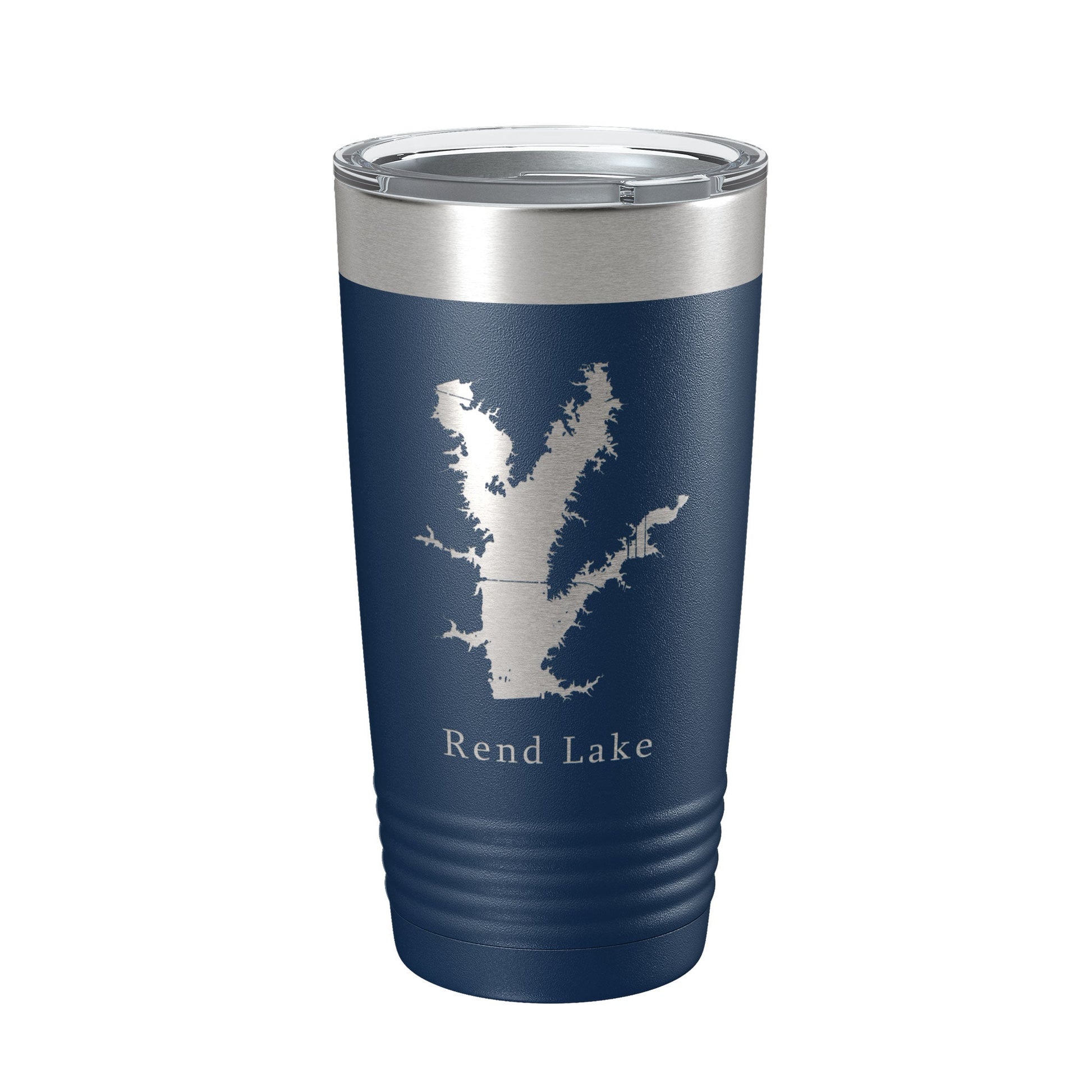 Rend Lake Map Tumbler Travel Mug Insulated Laser Engraved Coffee Cup Illinois 20 oz-2