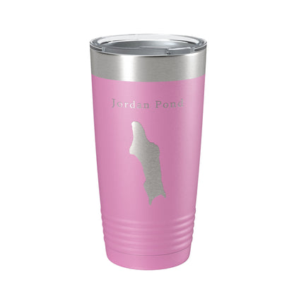 Jordan Pond Tumbler Lake Map Travel Mug Insulated Laser Engraved Coffee Cup Acadia Maine 20 oz-14