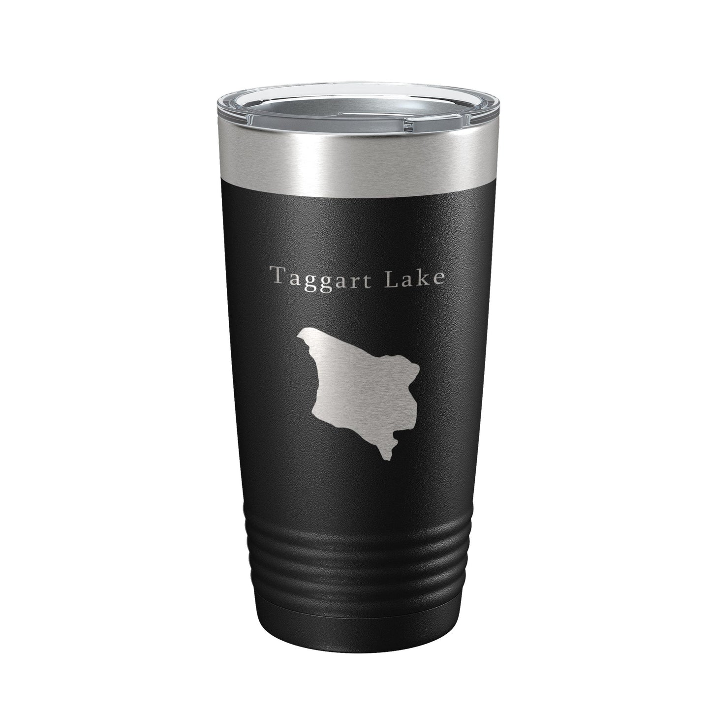 Taggart Lake Map Tumbler Travel Mug Insulated Laser Engraved Coffee Cup Wyoming 20 oz-0