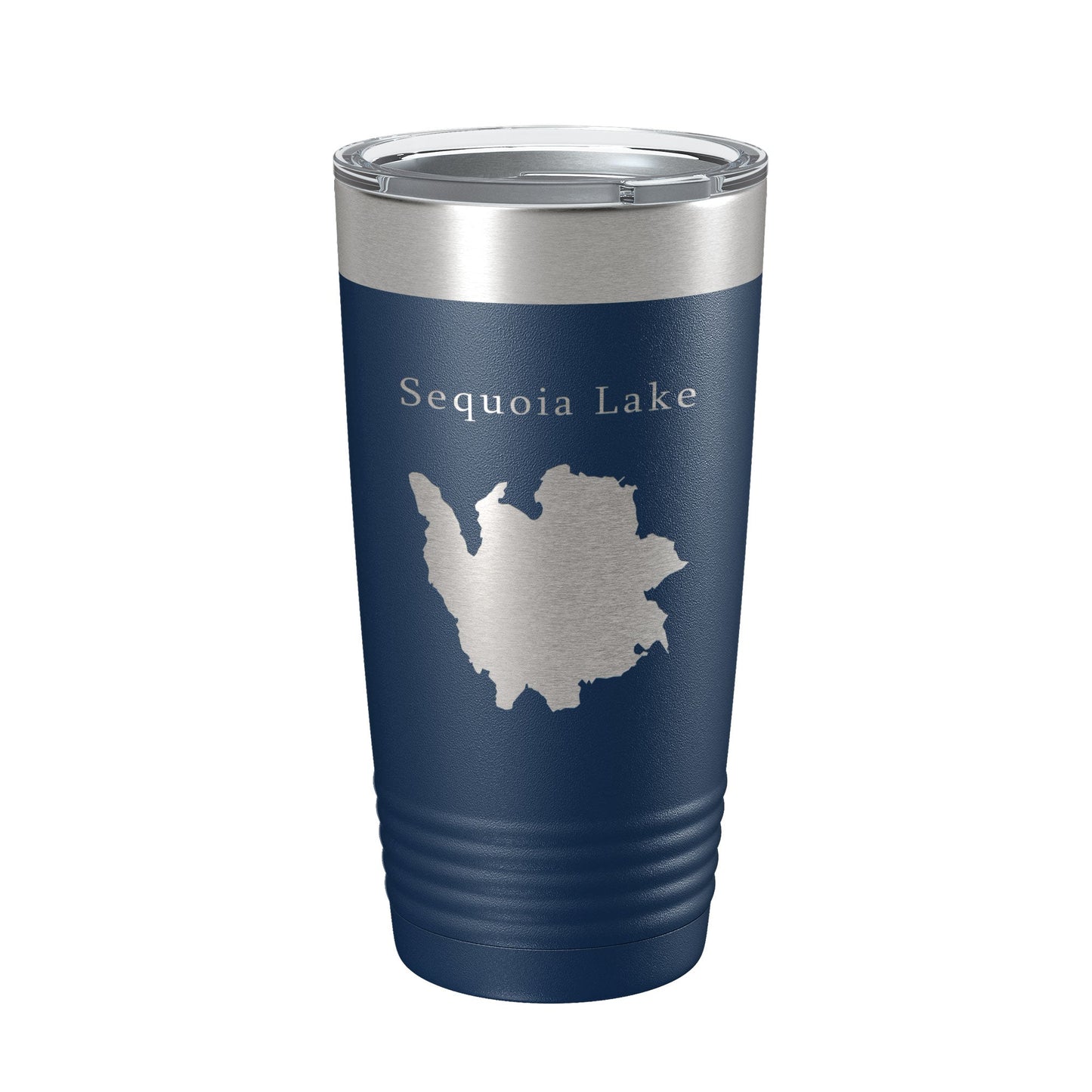 Sequoia Lake Map Tumbler Travel Mug Insulated Laser Engraved Coffee Cup California 20 oz-8