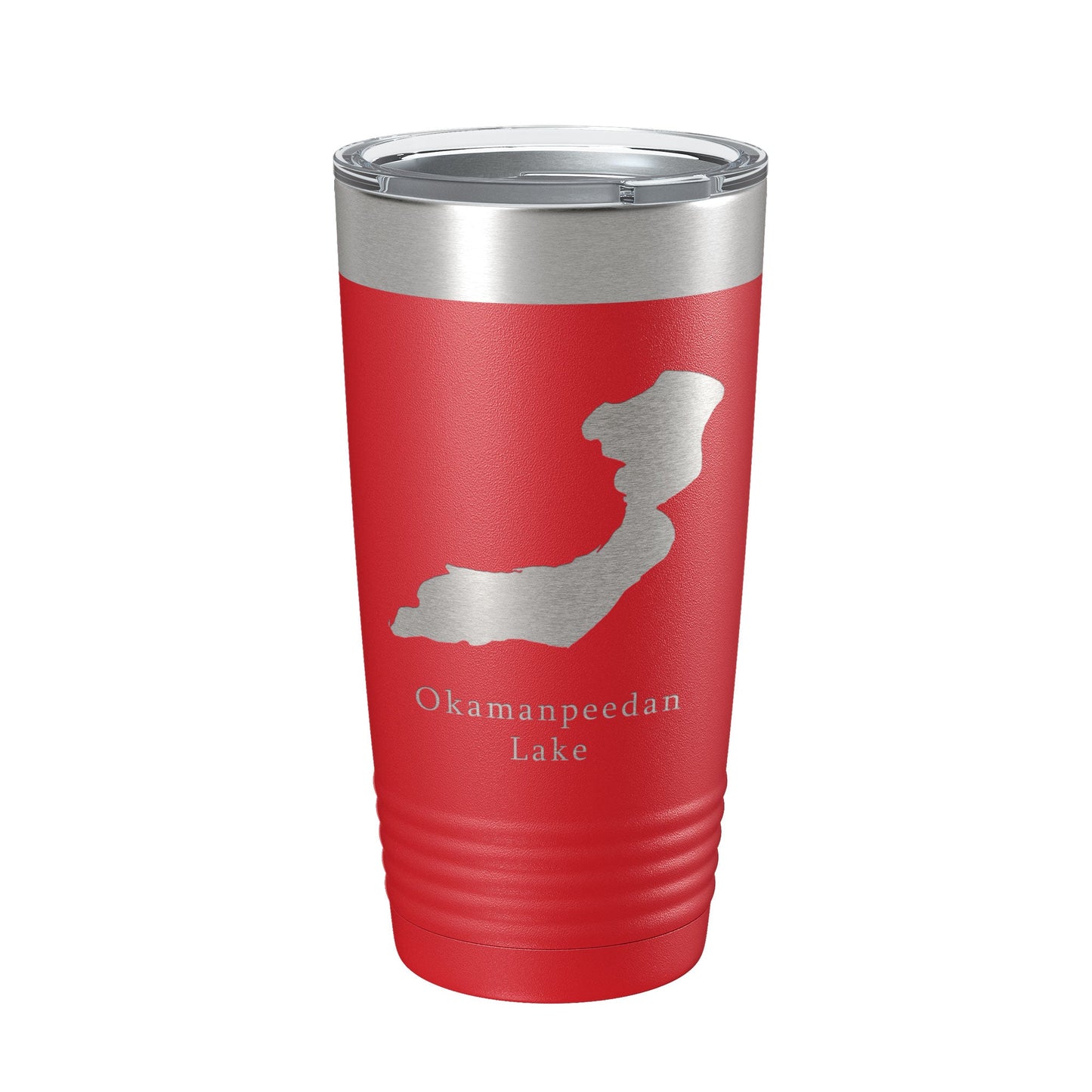 Okamanpeedan Lake Map Tumbler Travel Mug Insulated Laser Engraved Coffee Cup Iowa Minnesota 20 oz-10