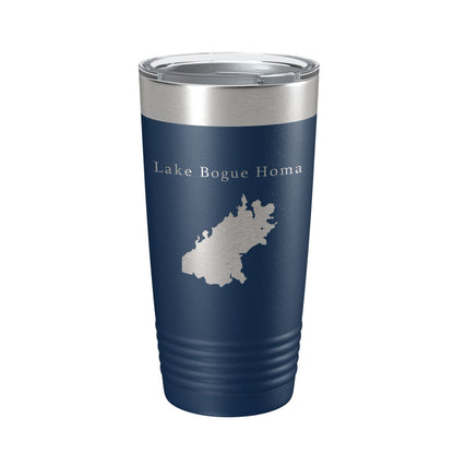 Lake Bogue Homa Map Tumbler Travel Mug Insulated Laser Engraved Coffee Cup Mississippi 20 oz-2