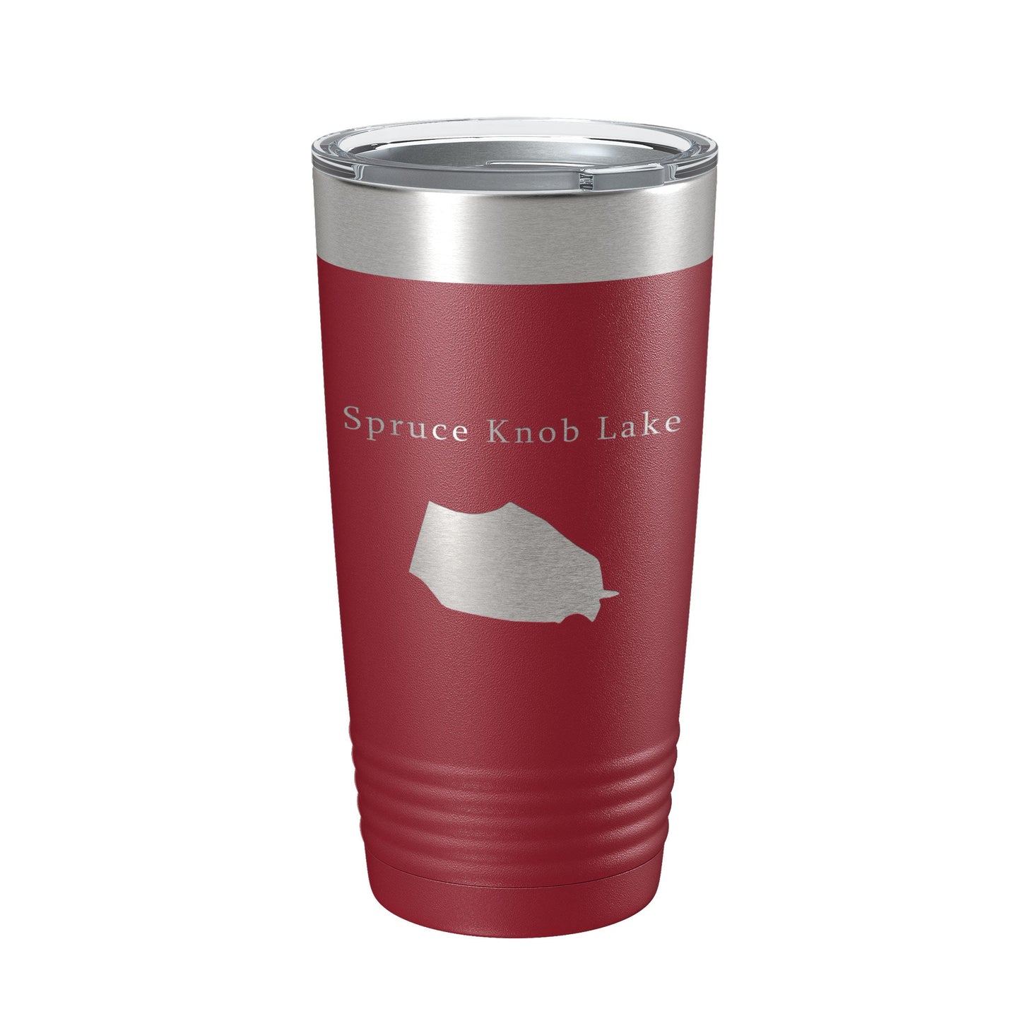 Spruce Knob Lake Map Tumbler Travel Mug Insulated Laser Engraved Coffee Cup West Virginia 20 oz-18