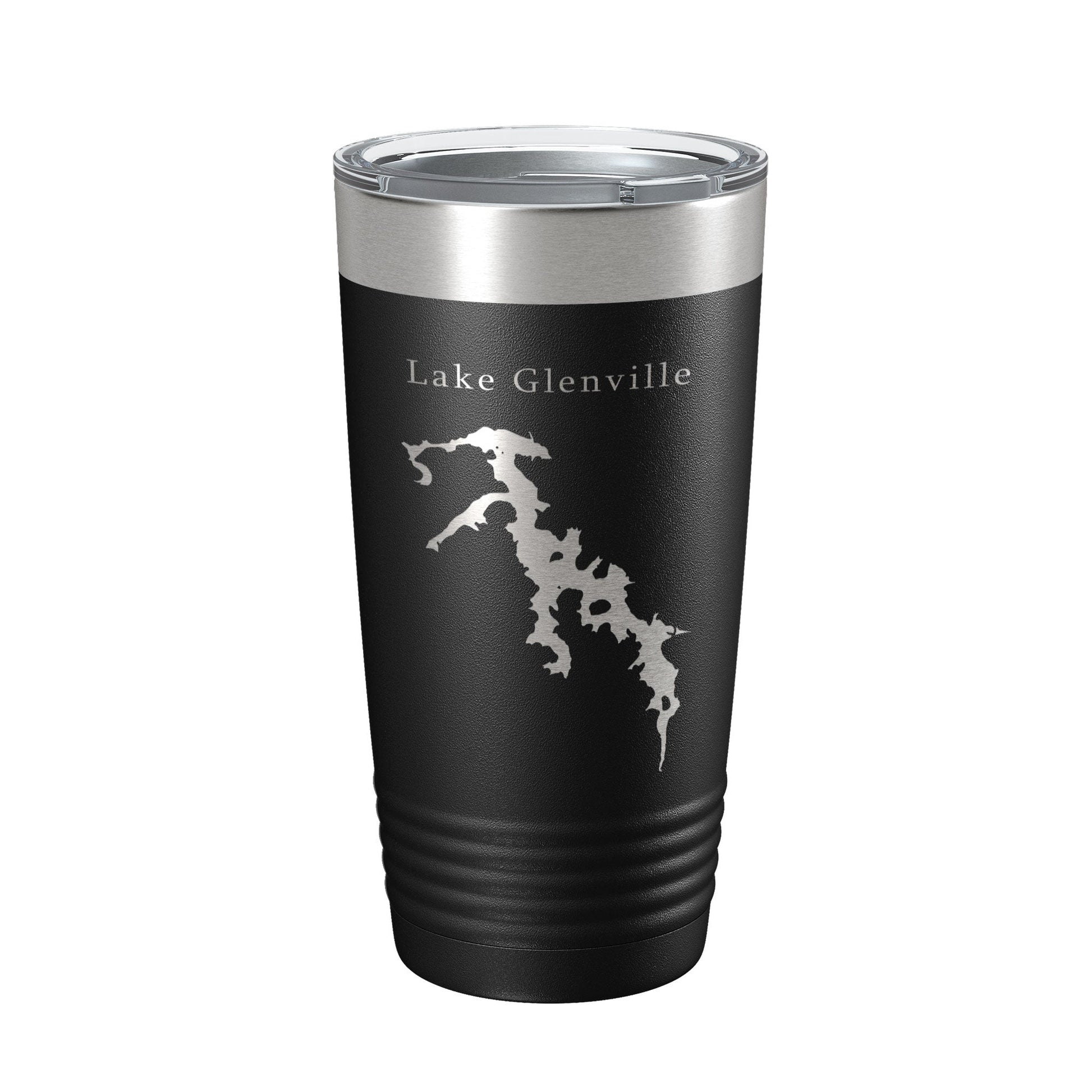 Lake Glenville Map Tumbler Travel Mug Insulated Laser Engraved Coffee Cup North Carolina 20 oz-5
