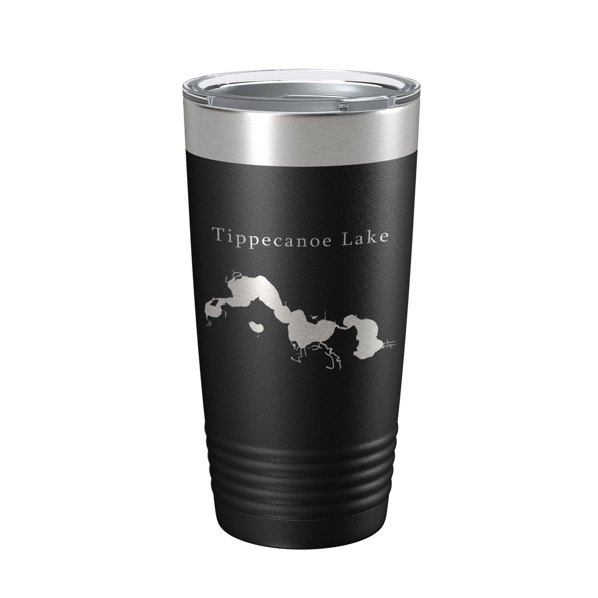 Tippecanoe Lake Map Tumbler Travel Mug Insulated Laser Engraved Coffee Cup Indiana 20 oz-5