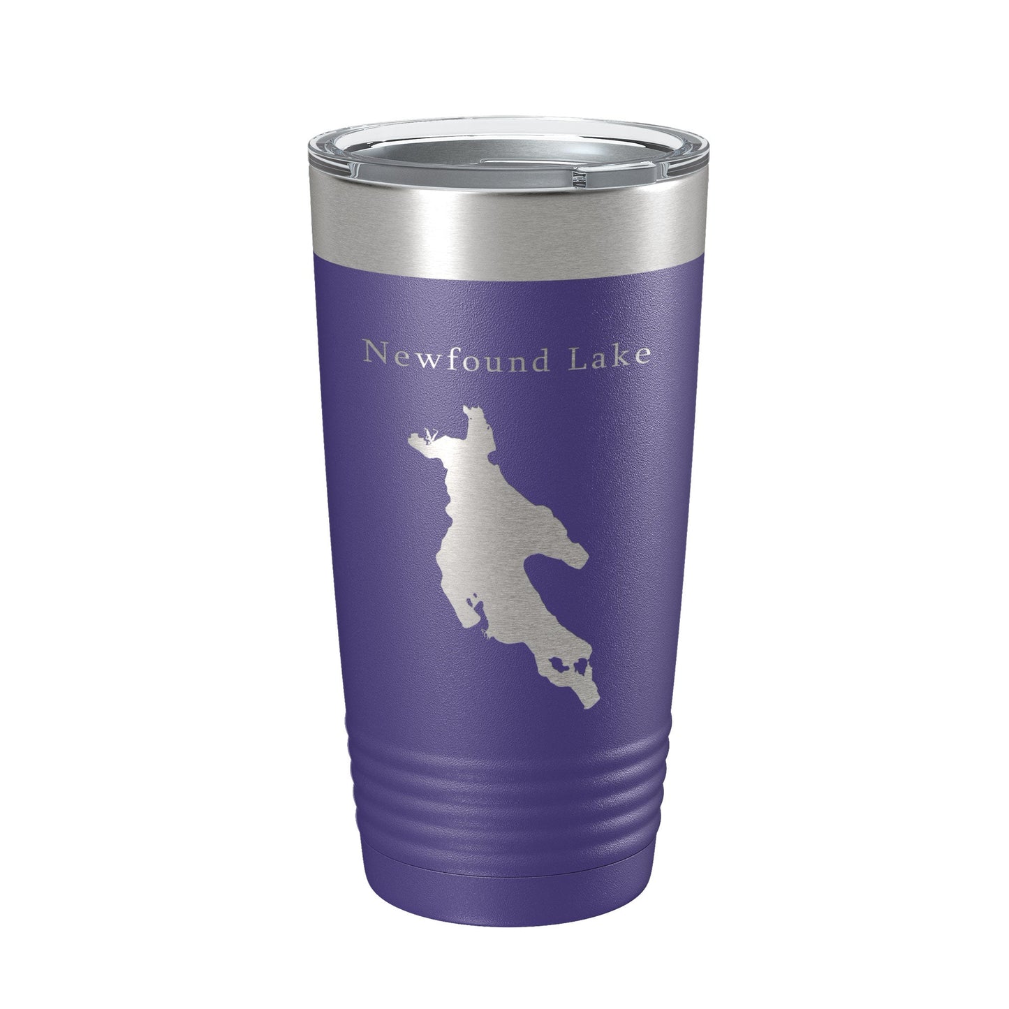 Newfound Lake Map Tumbler Travel Mug Insulated Laser Engraved Coffee Cup New Hampshire 20 oz-15