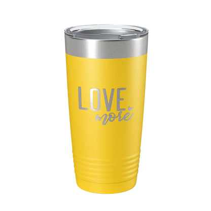 Love More Tumbler Travel Mug Insulated Laser Engraved Coffee Cup 20 oz-19