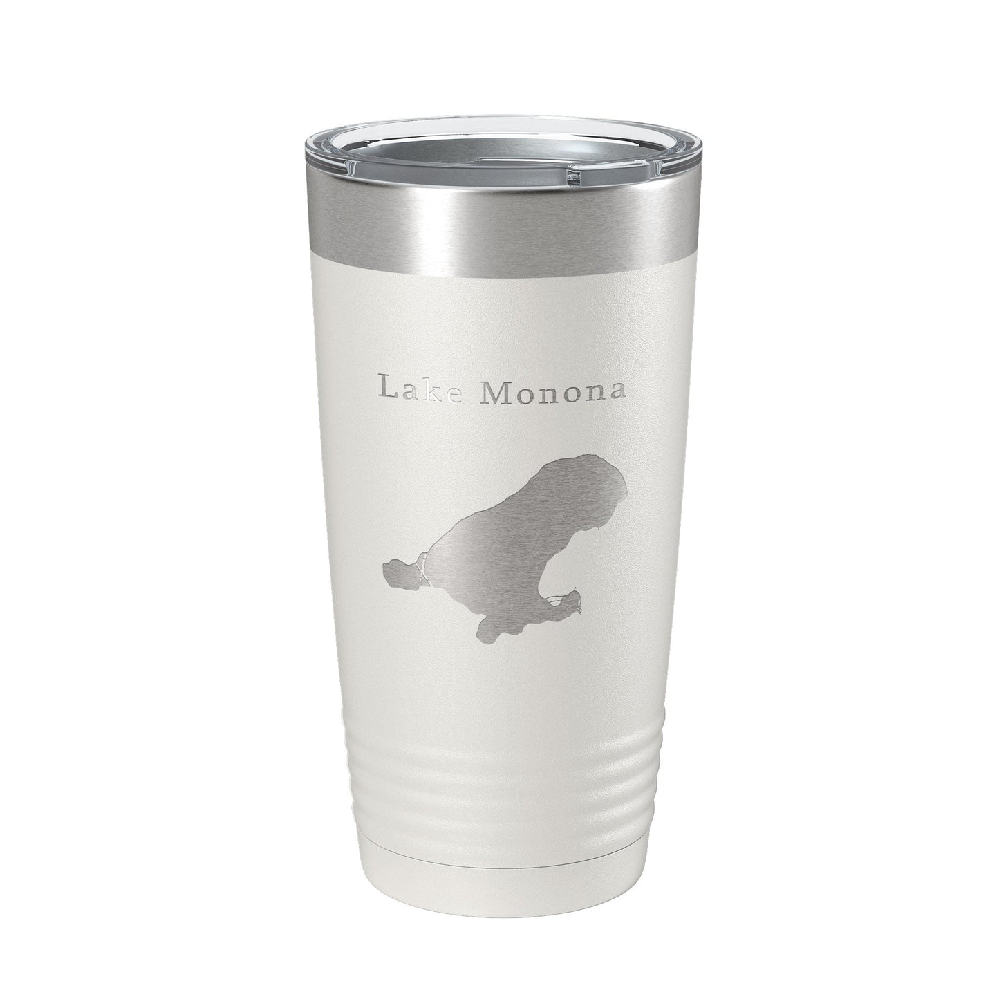 Lake Monona Map Tumbler Travel Mug Insulated Laser Engraved Coffee Cup Wisconsin 20 oz-7