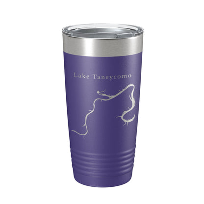 Lake Taneycomo Map Tumbler Travel Mug Insulated Laser Engraved Coffee Cup Branson Missouri 20 oz-15