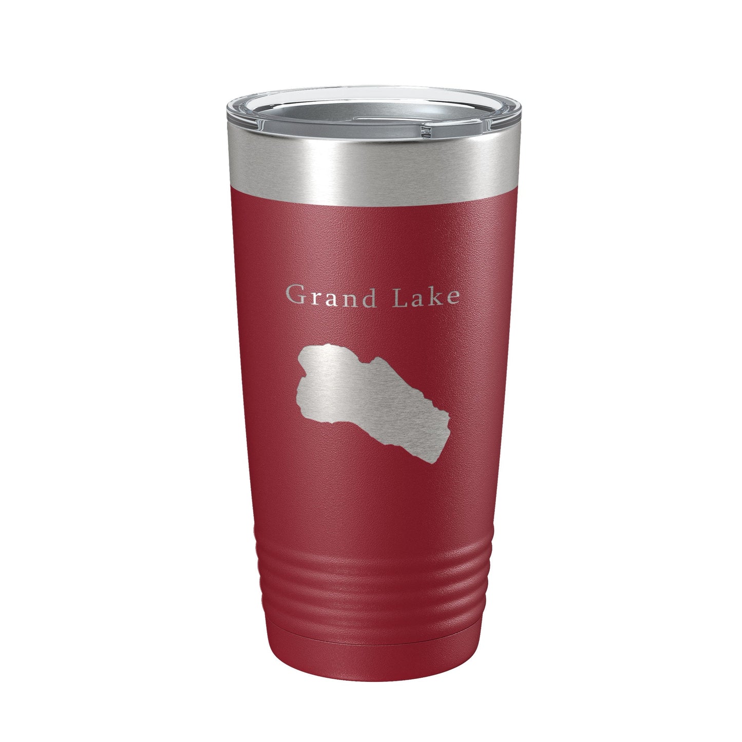 Grand Lake Map Tumbler Travel Mug Insulated Laser Engraved Coffee Cup Colorado 20 oz-18