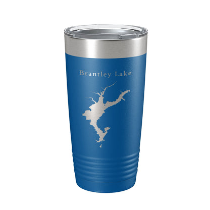 Brantley Lake Map Tumbler Travel Mug Insulated Laser Engraved Coffee Cup New Mexico 20 oz-6