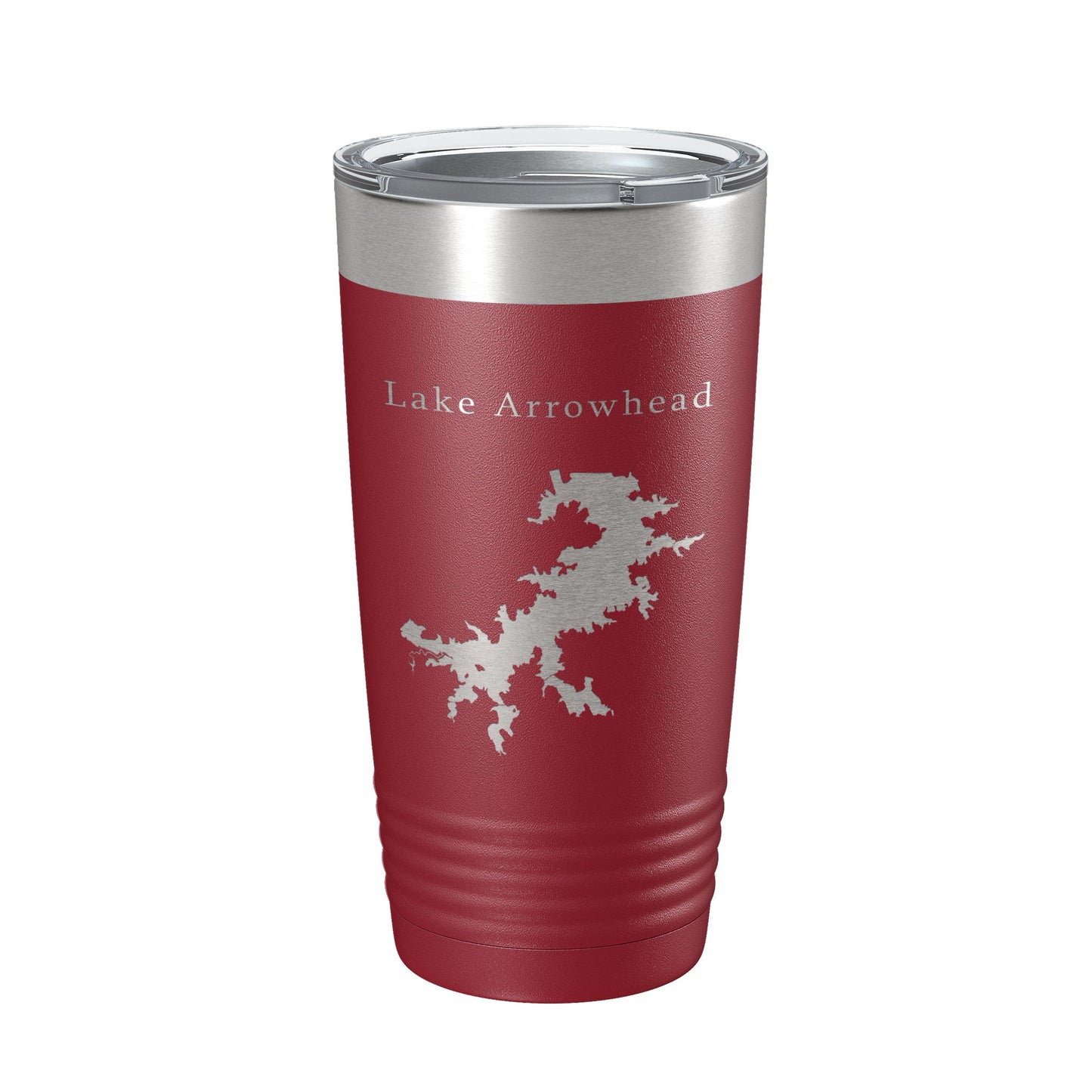 Lake Arrowhead Map Tumbler Travel Mug Insulated Laser Engraved Coffee Cup Texas 20 oz-18