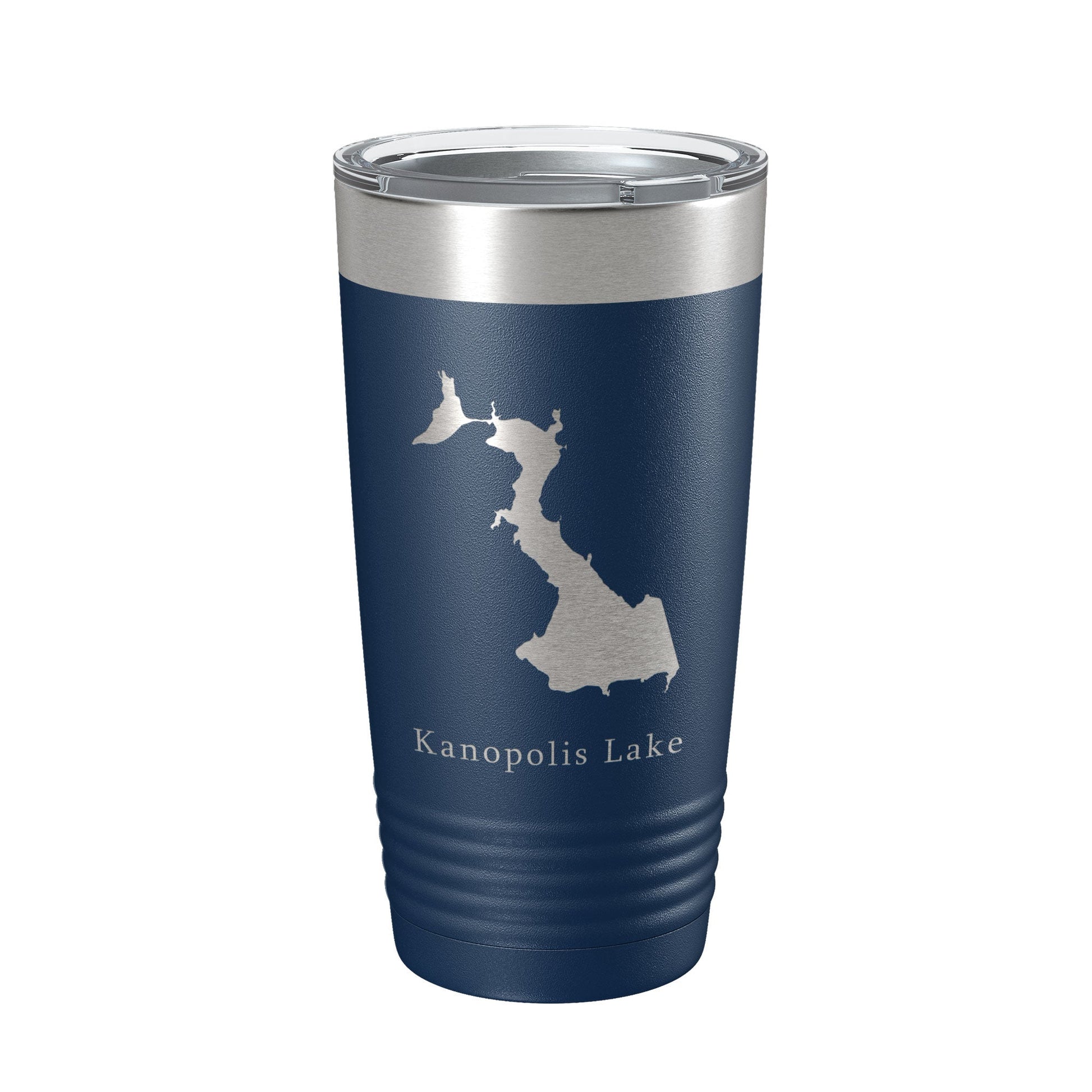 Kanopolis Lake Map Tumbler Travel Mug Insulated Laser Engraved Coffee Cup Kansas 20 oz-2