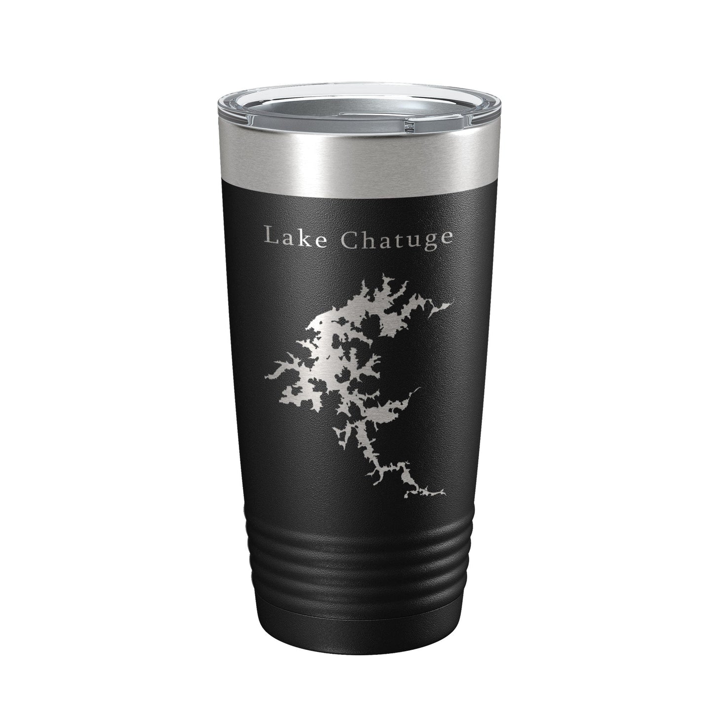 Lake Chatuge Map Tumbler Travel Mug Insulated Laser Engraved Coffee Cup Georgia North Carolina 20 oz-0