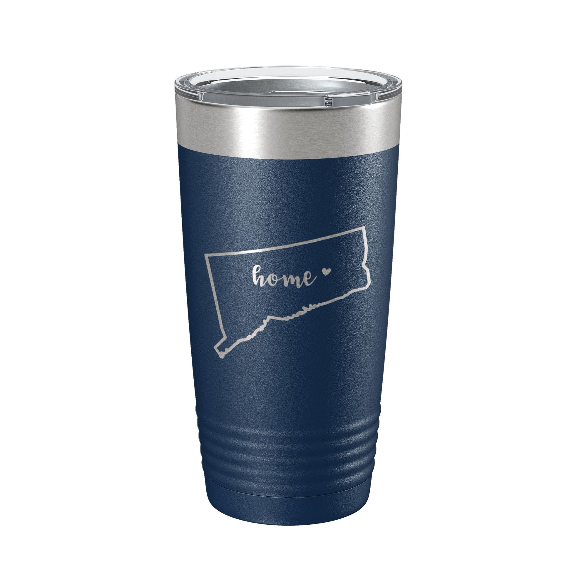 Connecticut Tumbler Home State Travel Mug Insulated Laser Engraved Map Coffee Cup 20 oz-2
