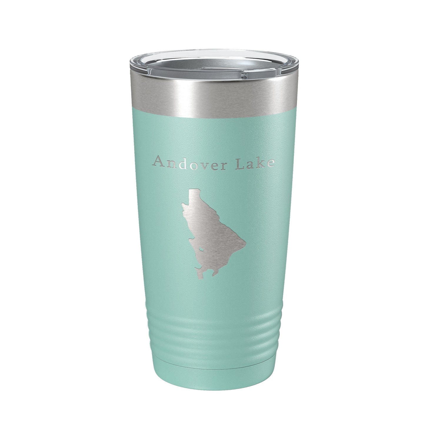 Andover Lake Map Tumbler Travel Mug Insulated Laser Engraved Coffee Cup Connecticut 20 oz-12