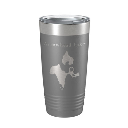 Arrowhead Lake Map Tumbler Travel Mug Insulated Laser Engraved Coffee Cup Poconos Pennsylvania 20 oz-16